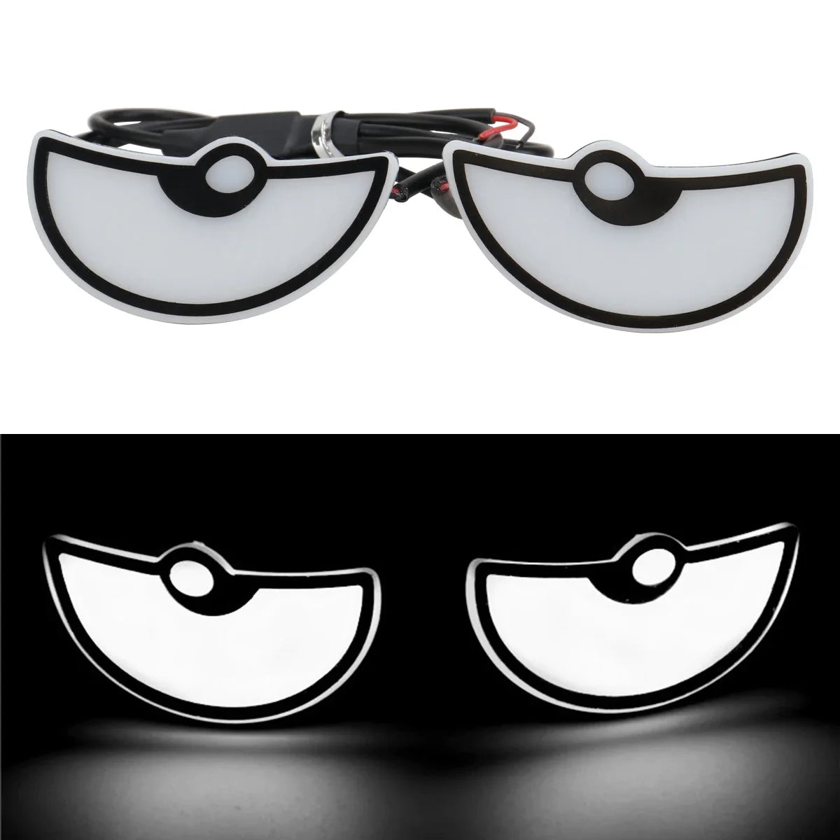 2PCS Car LED Demon Eye Light | Universal Dynamic Strobe Turn Signal Decorative Lights