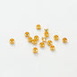 100pcs/lot 1.5/2/2.5mm 14K/18K Gold Color Plated Brass Positioning Beads for DIY Bracelet Necklace Jewelry Making Accessories