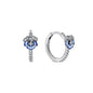 European New 925 Silver Butterfly Flower Stud Earrings, Fit Women's Festival Exquisite Charm Jewelry Gifts