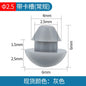 Solid Silicone Rubber Caps 2mm to 16mm T Type Plug Cover Snap-on Gasket Blanking End Caps Seal Stopper