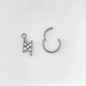 Waterdrops Pendant Conch Ring ASTM F136 G23 Titanium Piercings Moon Flowers Hinge Segment Clicker Teardrop Helix  Earrings