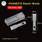 10pcs Precision Scalpel Knife Blades Set | Non-Slip Metal Engraving Craft Knives for Phone PCB DIY Repair