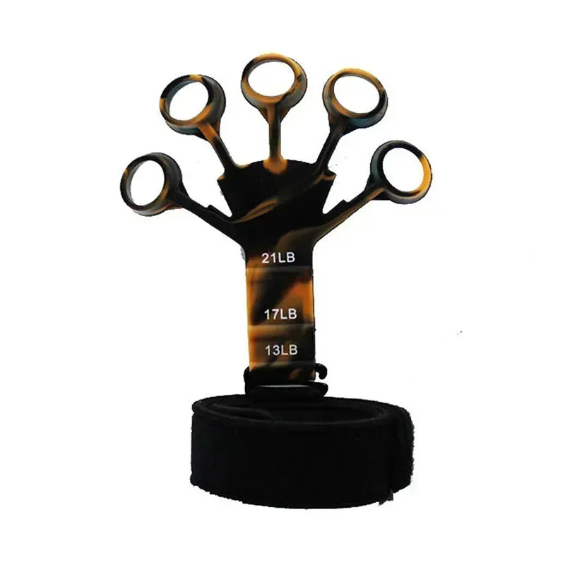 6 Level Finger Strengthener | Silicone Hand Grip Trainer for Guitar and Sports