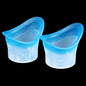 2pcs Silicone Eyewash Cup | Soft Reusable Eye Bath Cup for All Ages