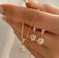 Fashion Pearl Jewelry Set For Women Dangle Earrings Pendant Necklace Simple Dainty Daily Wear Outfit  Party Accessories