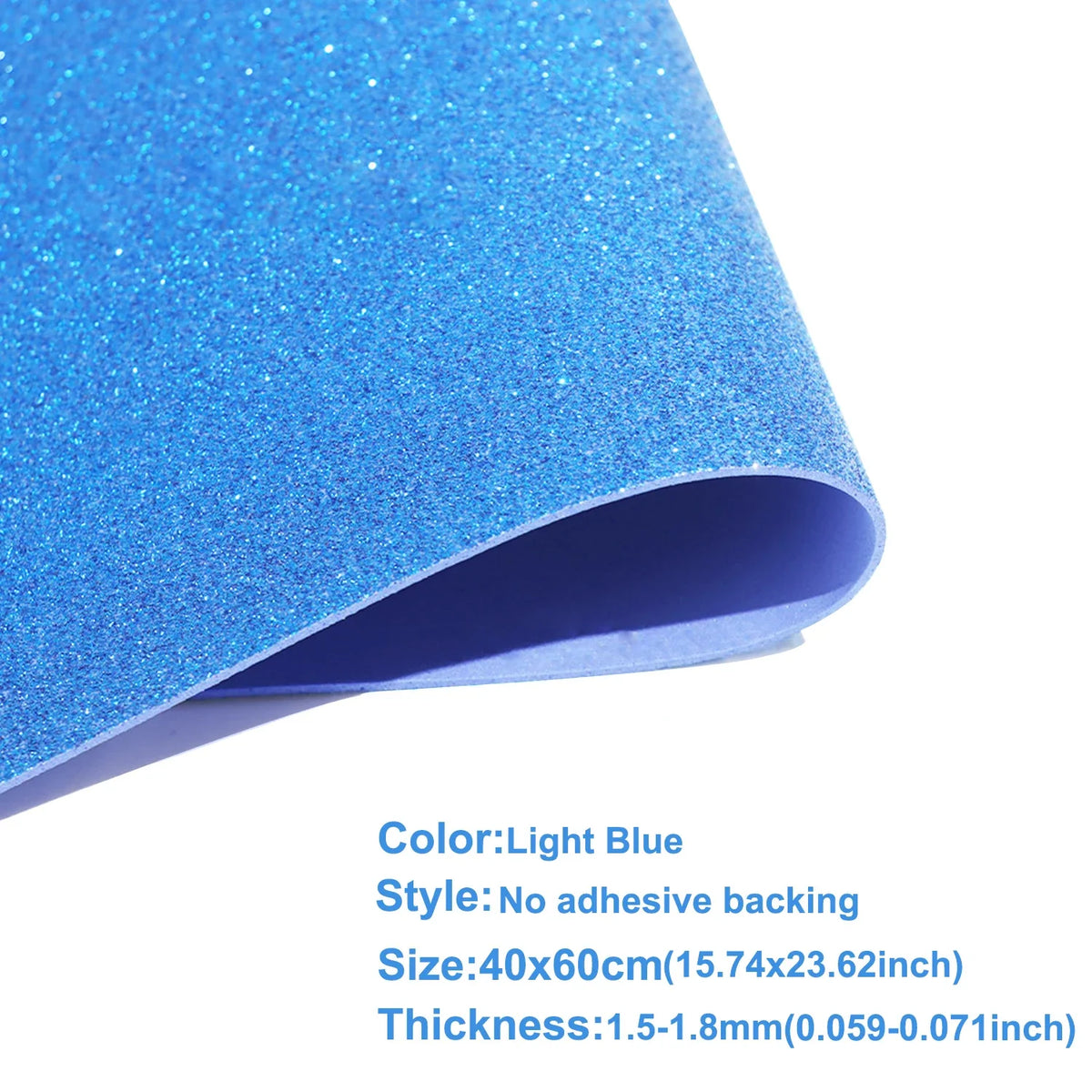 Glitter EVA Foam Sheet 40x60cm | Self-Adhesive Sparkly Foam Paper for DIY Crafts and Decor