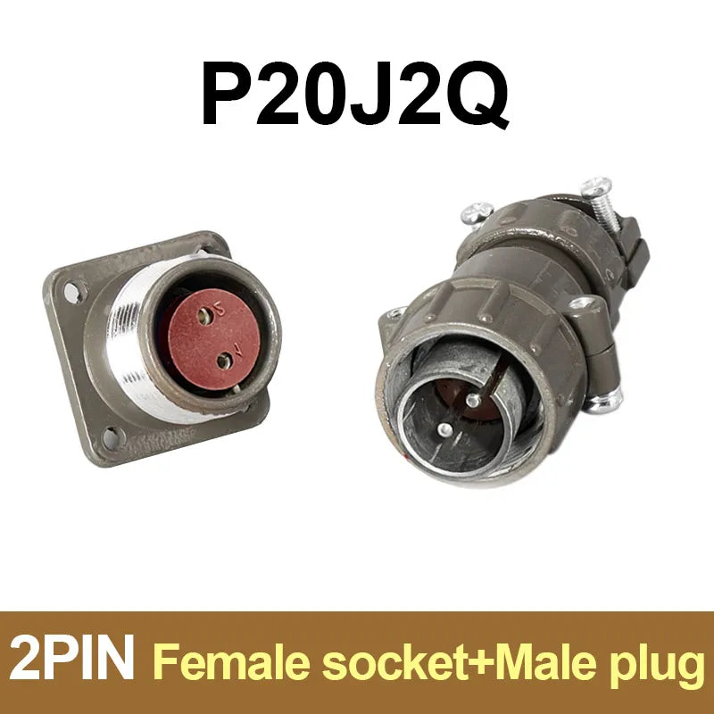 P20 Series Connector 2 3 4 5 7 Core 20mm Plug and Socket | Waterproof Circular Connector