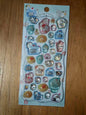 Japanese Anime Food Stamping Seal Fun | 3D Crystal Diamond Sticker Set for Kids