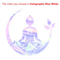 Buddha Chakra Peace Love Good Vibes Vinyl Sticker | Zentangle Mandala Laptop Decal