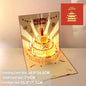 3D Music Light Birthday Card | Pop Up Cake Musical Greeting with Envelope