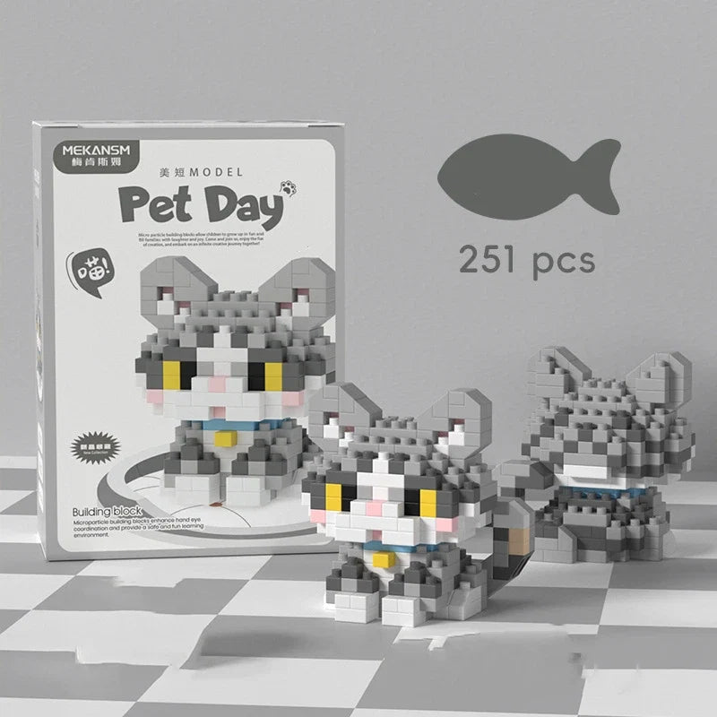 18 in 1 Pet Animal Building Blocks Set | Kids Educational Toy