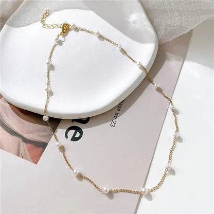 New Shiny Butterfly Necklace Ladies Exquisite Double Layer Clavicle Chain Necklace Jewelry for Ladies Gift