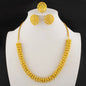 gold plated earrings ring necklaces for women luxury gold cuban necklace set High Quality designer men woman Jewelry sets gift