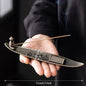 Creative Incense Holder Boat | Old Men Fishing Japanese Style Incense Stick Burner