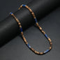 Vintage Boho Natural Stone Necklace for Couples | Brown Coconut Shell Bead Choker