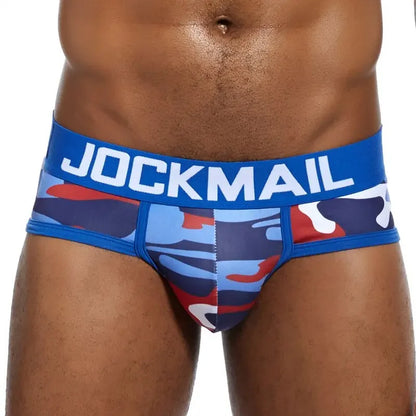 JOCKMAIL 5 Value Package/Lot print Camouflage Mens Underwear Briefs calzoncillos hombre slips Cueca Gay Underwear Male Panties