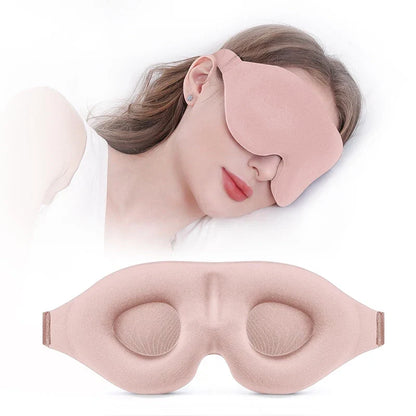 3D Sleeping Eye Mask | Soft Tiredness Relief Blindfold for Unisex