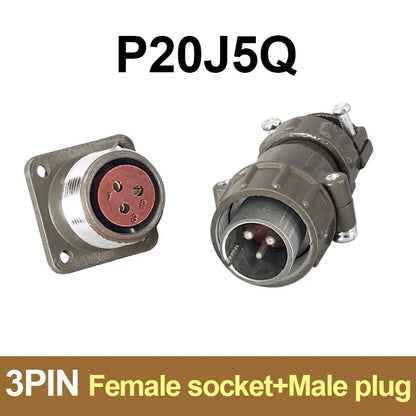 P20 Series Connector 2 3 4 5 7 Core 20mm Plug and Socket | Waterproof Circular Connector