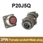 P20 Series Connector 2 3 4 5 7 Core 20mm Plug and Socket | Waterproof Circular Connector
