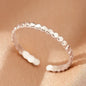 Stainless Steel Rings Simpler Geometric Fashion Vintage Fine Adjustable Open Rings For Women Jewelry Weddings Gifts New Trendy