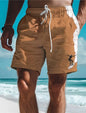 Men's Hawaiian Swim Trunks 3D Surf Print Beach Shorts Quick Dry Outdoor Leisure Sports Shorts Swimwear Fashion Men's Shorts