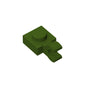 PLATE 1X1 W/HOLDER VERTICAL Building Block | Compatible with Lego 6019 61252