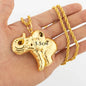 Dubai Gold Color Pendant  Hip Hop Personality style for Men Women Minimalist Jewelry Party Jewelry Birthday Gifts