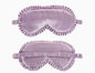 Silk Sleep Mask with Elastic Band and Lace Trim | Lightproof Breathable Eye Cover