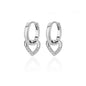 Zircon Heart Pendientes Earring For Women Stainless Steel Gold Color Piercing Earring 2025 Trend Jewelry aretes Accesorios mujer