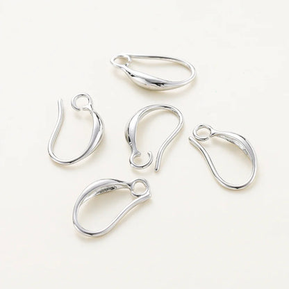 10pcs/lot 14K 18K Real Gold Earing Pendant Hook Ear Wire Hook For DIY Jewelry Making Earing Charms Accessories Components