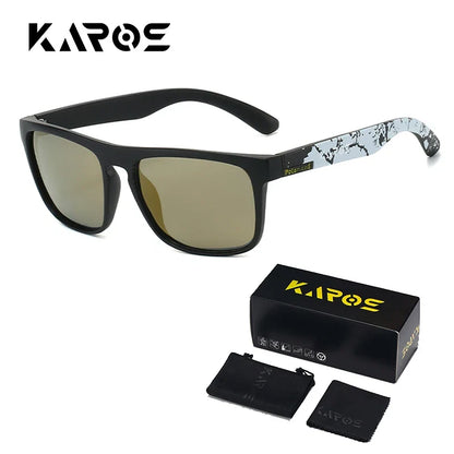 KAROS Polarized Sunglasses | UV400 Square Shades for Outdoor Sports