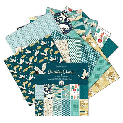 Crane Origami Paper Pads | 12 Sheets Craft Cutting Dies for Scrapbooking