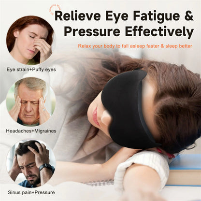 3D Sleep Mask | Contoured Eye Shade for Total Light Blocking