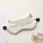 Cat Silk Sleep Eye Mask | Cute Light Blocking Eye Cover for Travel and Nap
