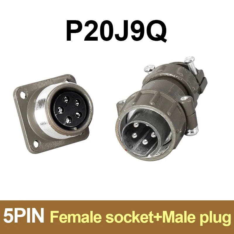 P20 Series Connector 2 3 4 5 7 Core 20mm Plug and Socket | Waterproof Circular Connector