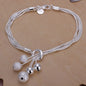 8 Inch 18K Gold Bracelet 5MM Sideways Chain Bracelet For Woman Men Fashion Wedding Engagement 925 Sterling Silver Jewelry Gifts