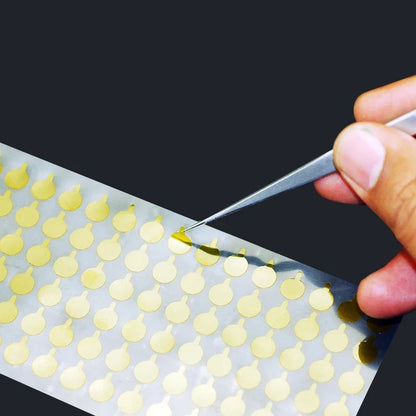 100Pcs Protective Stickers for iPhone Camera Infrared Dot Matrix | High Temperature Dust Stickers