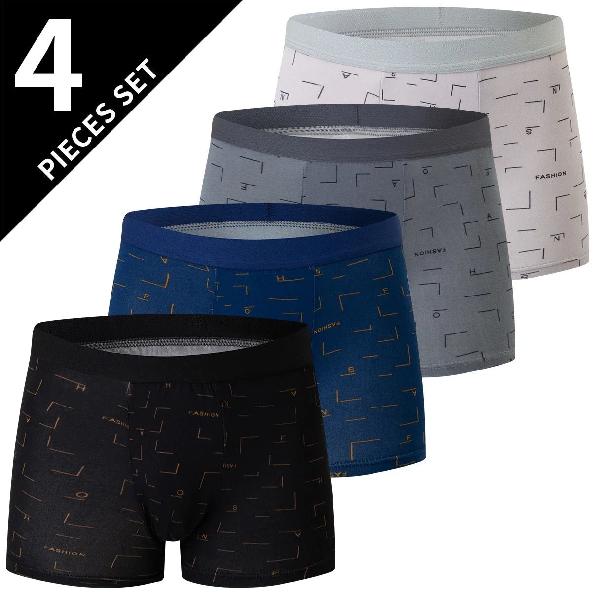 4-piece men's Boxer Shorts underwear