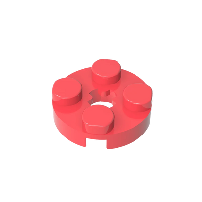 Gobricks GDS-609 PLATE 2X2 ROUND | Compatible Building Blocks for DIY Educational Models