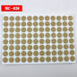 96Pcs 15mm Wood Furniture Screw Cap Covers | Self-Adhesive Hole Stickers for Desk Cabinets