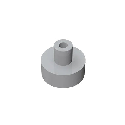 Gobricks Tile Round 1x1 with Bar and Pin Holder | Compatible Building Block