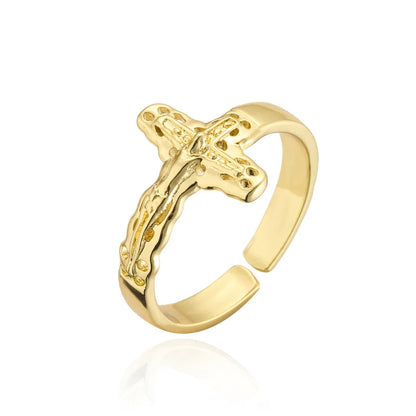 NEWBUY 2026 New Fashion Clear Shiny CZ Zircon Cross Evil Eye Rings For Women Girl Finger Accessories Party Jewelry Gift