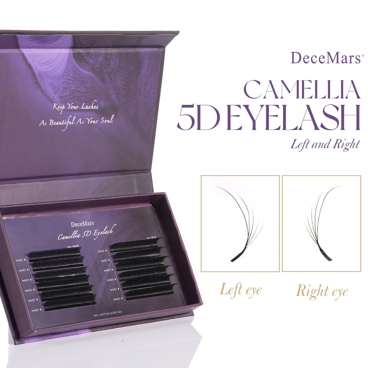 DeceMars Camellia YY Eyelash Extensions | 3D to 6D Flying Eyelash Kit