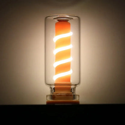 5V USB LED Spiral Filament Touch Dimming Bulb | Retro Night Light Atmosphere Lamp