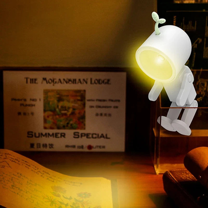Astronaut LED Night Light | Magnetic Bedside Lamp for Kids
