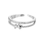 Anillos Gold Color Cubic Zirconia Chic Rings For Women 2025 Punk Elegant Wedding Party Aesthetic Stainless Steel Ring Jewelry