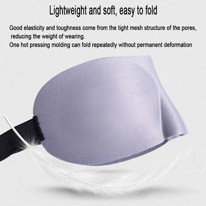 3D Sleeping Mask Eyepatch | Light Blocking Blindfold for Travel and Sleep