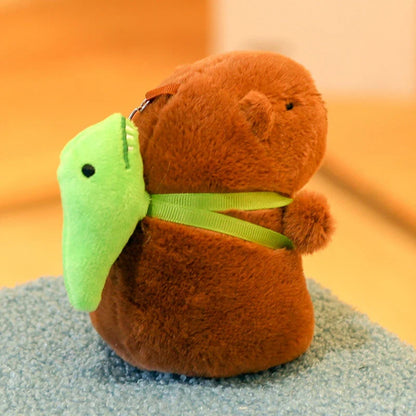 Capybara Plush Keychain | Cartoon Bag Pendant and Car Keyring