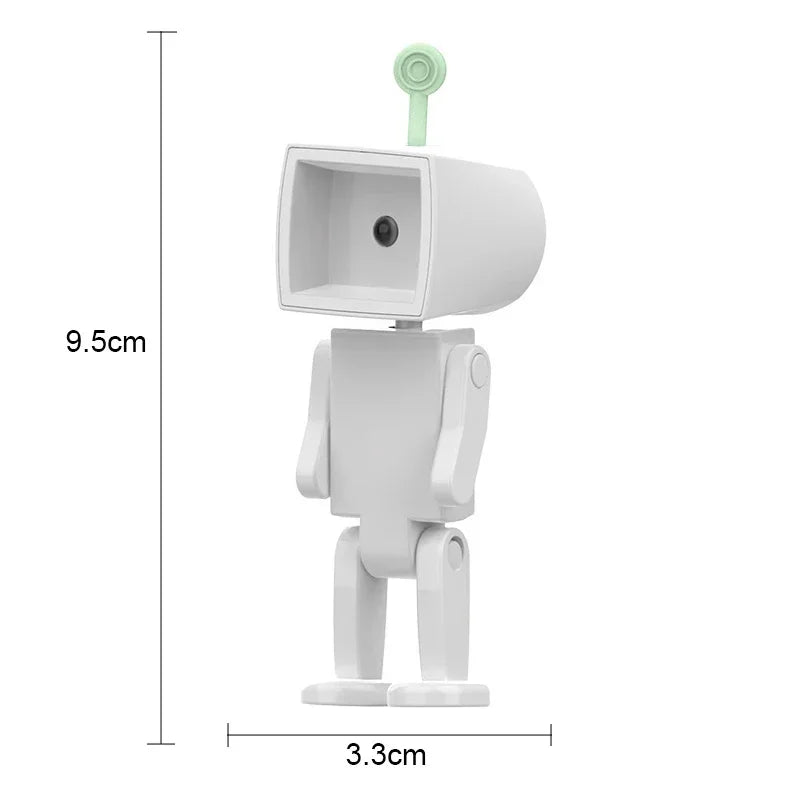Creative Astronaut Magnetic Night Light | LED Mini Square Robot Desk Lamp