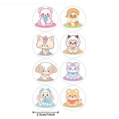 Teacher Reward Stickers for Kids | 100-500pcs Cute Animal Motivational Stickers